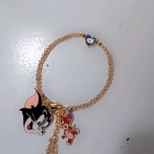 Tom& Jerry Bracelet With Evil Eye 🧿