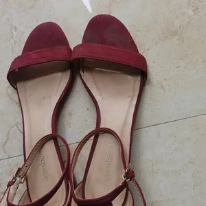 Maroon Colour Dressberry Heels