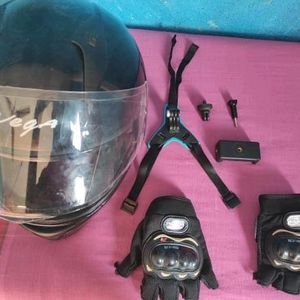 VEGA BOLT BLACK HELMET