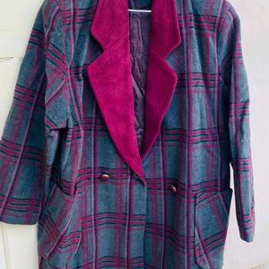 Purple Winter  Coat In Untouched Condition