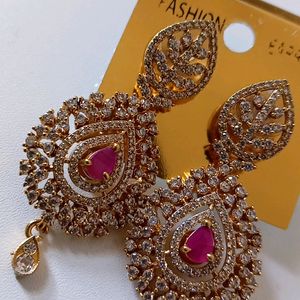 AD Stone American Diamond Earrings Top quality