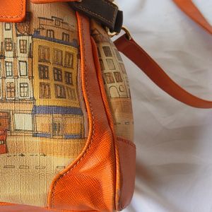 Vintage Print Handbag