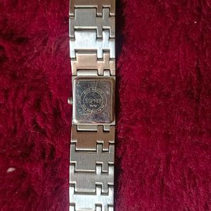 Original Esprit Silver Metal Watch For Women