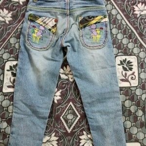 Girls Denim Pant