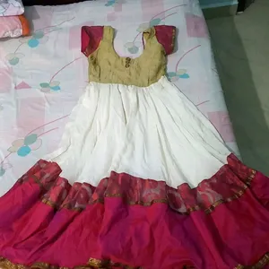 Anarkali Kurti Set Top+Pant