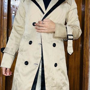 beige overcoat