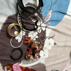 Accessory Women Combo (Combs,Bracelets,Headbands)