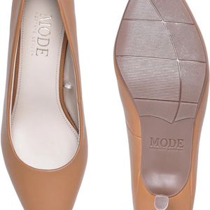 Mode By Red Tape Women Heels (Tan, 6)