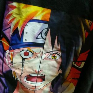 Back Colour Anime Baggy Tshirt