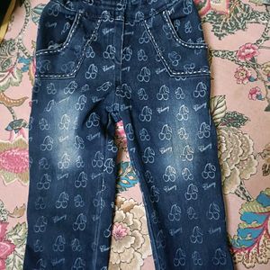 Combo Of Denim Jeans For 3-4 Years Girls