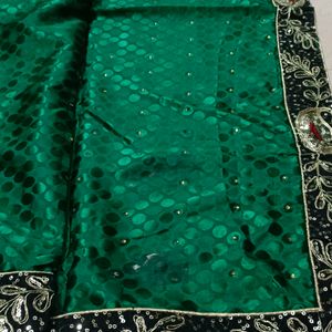 Green Saree