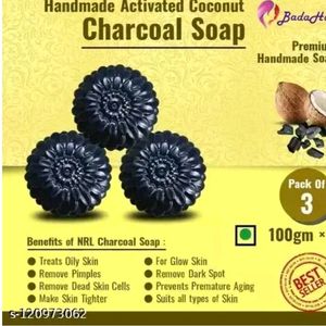 Bada Hair Handmade Original Charcoal Soap (3)