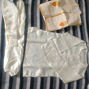 Silk Dhoti Kurta Set For 1-2 Year Old