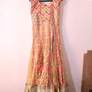 Gold - Pink Gown Festive/Wedding