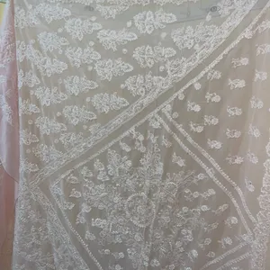 Babypink Lucknowi Saree