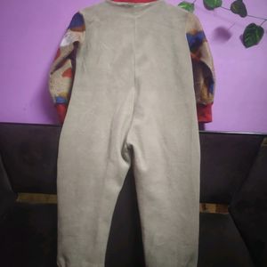 Kids Woolen Jumpsuit