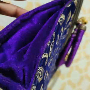 Purple Hand Bag New