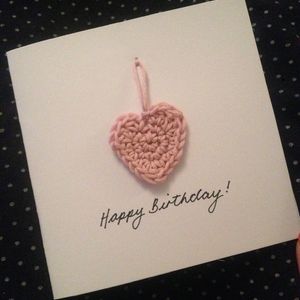 Crochet Handmade Card