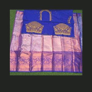 Trending Copper Border Pattu Mix Zari Weaving Sare