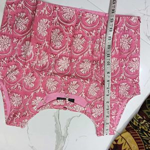 Pink Cotton Blouse For Women