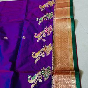 kathpadar paithani saree