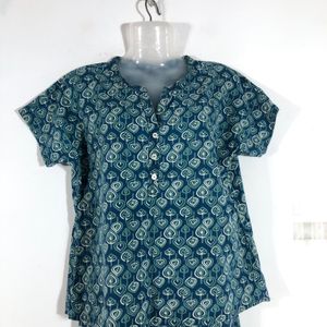 Blue Printed Co-ords(Women’s)