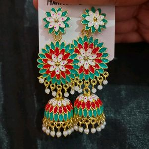 Double Shade Jhumka