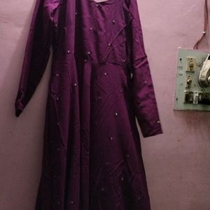 Purple Long Gown