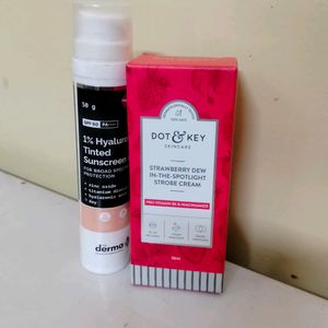 Dot N Key Strobe Cream Dermaco Tinted Sunscreen