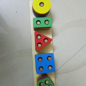 KIDS SHAPES WOODEN TOY