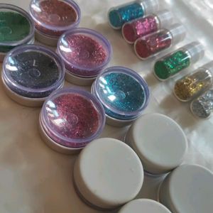 Makeup eyes Glitter ,16 Glitters In Many Colours