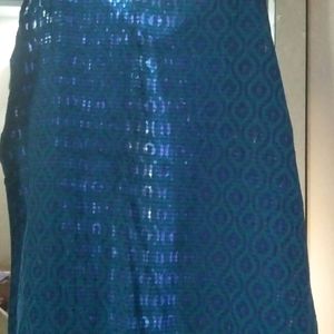 Beautiful Blue Dotted Shrug