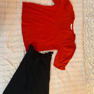 Mango T-shirt Chemistry Skirt Combo