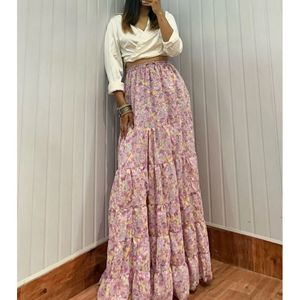 Trendy Flowy Layered Skirt 🩷