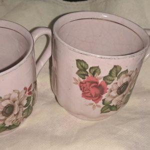 2 Vintage TeaCups Fo Collection.