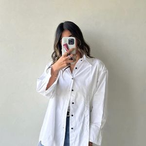 H&M OVERSIZED White Shirt New