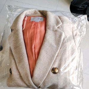 🆕 Korean Double Breasted Longline Overcoat