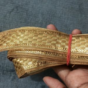 Golden Lace For Saree New