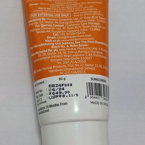 The derma co 1% Hyaluronic Sunscreen