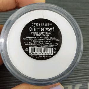 Swiss Beauty Primer Mattifying Setting Powder