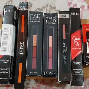 6 RENEE LIPSTICKS AND 2 EYESHADOWS (TOTALLY NEW)