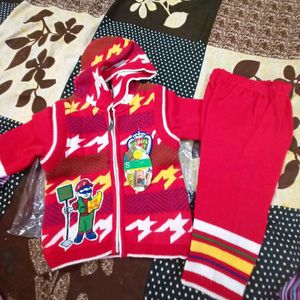 3 Piece Baby Woolen Set