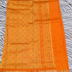 pure Kanchi pattu saree