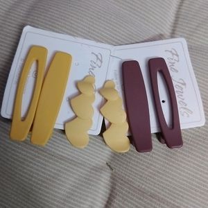 Combo Chic - Set Of 3 Korean Clips