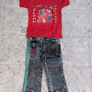 Tshirt Jeans Set