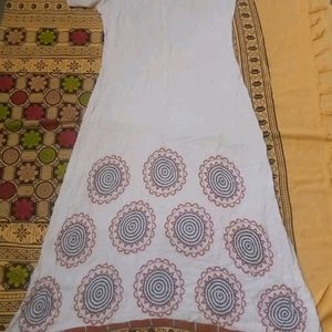 White  Umbrella Kurti