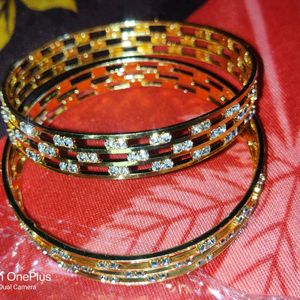 Yusell Golden Bangles For Women And Girls|| Stylis