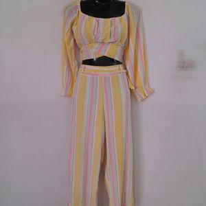 Multi Color Stripes Co-Ords (Women's)