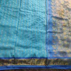 Blue Silk Saree