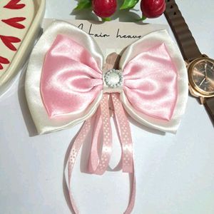 Satin Bow Clip 🌸